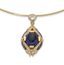 PARURE EN OR ROSE 18K, DIAMANTS, SAPHIRS ET SAPHIRS CABOCHON (AVEC CERTIFICATS)