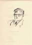NEMENOVA, Gerta Mikhailovna (1905—1986), Portrait of Dmitri Shostakovitch. 1945.