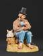 Peasant’s meal: A porcelain figure