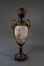 LARGE PORCELAIN SÈVRES STYLE VASE WITH GILT BRONZE MOUNTING, PARIS, CIRCA 1895