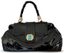VALENTINO GARAVANI
Sac en cuir verni noir avec fermoir en pierre turquoise. Poignée avec accessoires dorés et cristaux