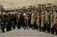 NICHOLAS II (1894-1917)
Photo of Nicholas II, Military Minister V. A. Sukhomlinov and officers of the Training automobile company. Saint Petersburg, 1913.
