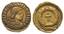 Visigoths.
Tremissis in the name of Valentinian III. AU 1,40 g