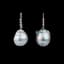 BAROQUE PEARL AND DIAMOND EARRINGS