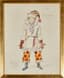 ALEXANDRE BENOIS (1870-1960)
Costume design for the character Petrushka for the ballet 'Petrushka' by Igor Stravinsky in 1947