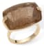 14K YELLOW GOLD AND YELLOW QUARTZ RUTILE HANDMADE RING