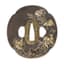 JAPANESE MOKKO SHAPED 19TH CENTURY TSUBA