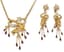 MAGERIT LIMITED EDITION ‘DRAGON LUX’
SET OF 18K YELLOW GOLD DIAMOND, RUBY AND EMERALD NECKLACE AND EARRINGS