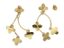 ‘TREFLES A QUATRE FEUILLES’ BOUCLES D’OREILLES EN OR JAUNE 18K
