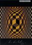 VICTOR VASARELY (1906-1997), AUTOGRAPH
Postcard with autograph signature in the lower margin.
Card showing a colour silkscreen print by Vasarely from the series ‘CHEYT-M, 1970’.