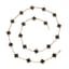 VAN CLEEF & ARPELS VINTAGE ALHAMBRA 20 MOTIFS 18K ROSE GOLD AND LETTERWOOD SAUTOIR