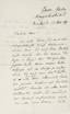 TURGENEV I.S. (1818-1883), autograph. A handwritten letter addressed to the writer Karl Mueller (1819-1889)