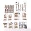 HERMÈS SILVER-PLATED CUTLERY SET ‘MOISSON’, 114 pieces