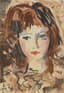 ANATOLY ZVEREV (1931 - 1986)
Portrait of a woman with auburn hair