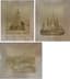 VIEWS OF MOSCOW, 3 PHOTOGRAPHS, 1870S.
The Tsar Bell; St Basil's Cathedral (The Intercession of the Blessed Virgin Mary on the River Ditch; Eglise St. Basil); A bird's-eye view of the Kremlin.