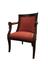 MAHOGANY GONDOLA ARMCHAIR, EMPIRE STYLE, 20th CENTURY