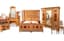 ANTIQUE MAPLE, LEMON AND OAK AND MAHOGANY BEDROOM SET, CIRCA 1880
