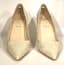 CHRISTIAN LOUBOUTIN
WHITE PYTHON LEATHER POINTED TOE ‘SO KATE’ PUMPS