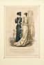 SET OF FIVE PLATES FOR 'LA SAISON', THE FASHION MAGAZINE, 19TH CENTURY