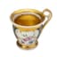 POPOV PORCELAIN CUP WITH FLOWER DECORATION
Popov Porcelain Factory, Moscow, circa 1850s-1860s