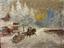 KONSTANTIN KOROVIN (1861-1939)
A Sleigh Ride Through the Village