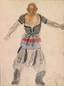 ALEXANDER YAKOVLEV (1887-1938)
Two sketches of Chinese Wrestlers