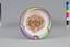 Soviet porcelain plate: ‘RSFSR 25th October 1917’.
Designed by M. M. Adamovich, painted by E. N. Potapova, State Porcelain Factory, 1921
Blank of the Imperial Porcelain Factory, 1898