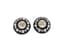 CHANEL
Earrings with crystals and gold-tone CC logo, Fall 2024