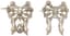 SET OF THREE SILVER BROOCHES