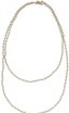 18K YELLOW GOLD AND PEARL STATION NECKLACE