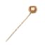 ANTIQUE 14K GOLD AND RUBY TIE PIN