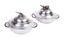 A PAIR OF SILVER VEGETABLE DISHES WITH SILVER LINERS, CHRISTOFLE
Finely cast and chased handles, floral finissage and decoration. Carrying initials «BS» Silver