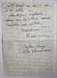 JACQUES MASSU (1908-2002)
2 autograph letters signed, dated 1982 and 1990.
1 handwritten greetings card signed, 1974.
 In French.