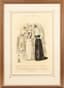 SET OF FIVE PLATES FOR 'LA SAISON', THE FASHION MAGAZINE, 19TH CENTURY