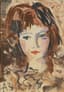 ANATOLY ZVEREV (1931 - 1986)
Portrait of a woman with auburn hair