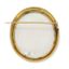 BROCHE ANCIENNE PORTRAIT MINIATURE, DEBUT 19EME SIECLE