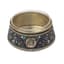 RUSSIAN SILVER AND CLOISONNÉ ENAMEL SALT CELLAR WITH GLASS INSERT
Maker’s mark of Prokopy Nikitin, Moscow, 1895