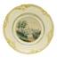 Porcelain plate "The White Stone Kremlin".
Porcelain Factory Kornilov Brothers, Russia, Saint Petersburg, 1861-70.