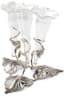 BELFIORE STERLING SILVER AND CRYSTAL VASE