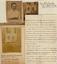 KRUPSKAYA NADEZHDA (1869-1939)
Two photos presented by Madam Lenine to Alexinsky family, July, 1907. Letters. Clippings from magazines.