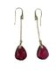 SWAROVSKI THREE PAIRS OF CRYSTAL DROP EARRINGS