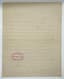 LEVI PARSONS MORTON (1824-1920)
Lettre manuscrite, signature autographe “L.P. Morton”