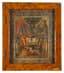 ICÔNE ‘LA SAINTE TRINITÉ DE L’ANCIEN TESTAMENT’ DANS UN COFFRET ANTIQUE (KIOT)
Russie centrale, fin du 19ème siècle