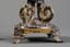 RUSSIAN SILVER-GILT CAVIAR VASE ON PEDESTAL WITH COVER, 1851