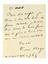 VICTOR HUGO (1802-1885)
Autograph Letter Signed in Sully-Prudhomme. 
