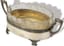 RUSSIAN SILVER OVAL CENTREPIECE WITH CRYSTAL LINER
SECOND SILVER ARTEL, MOSCOW, 1908-1917