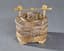 LOUIS XVI STYLE GLASS BOX WITH ORMOLU DECORATION AND LID, LATE 19TH CENTURY