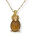 MAGERIT 'SNAKE'
SET OF 18K YELLOW GOLD, DIAMOND AND YELLOW QUARTZ NECKLACE, EARCLIPS AND RING