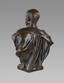 Leopold Bernhard Bernstamm  (1859-1939)
A PATINATED BRONZE BUST NICHOLAS II