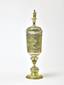Silver-gilt chalice with a lid in Neoclassical style, with a finial featuring figure of a knight on the pommel.
Unidentified master, Russia, Saint Petersburg, 1746
(during the reign of Elizabeth of Russia)